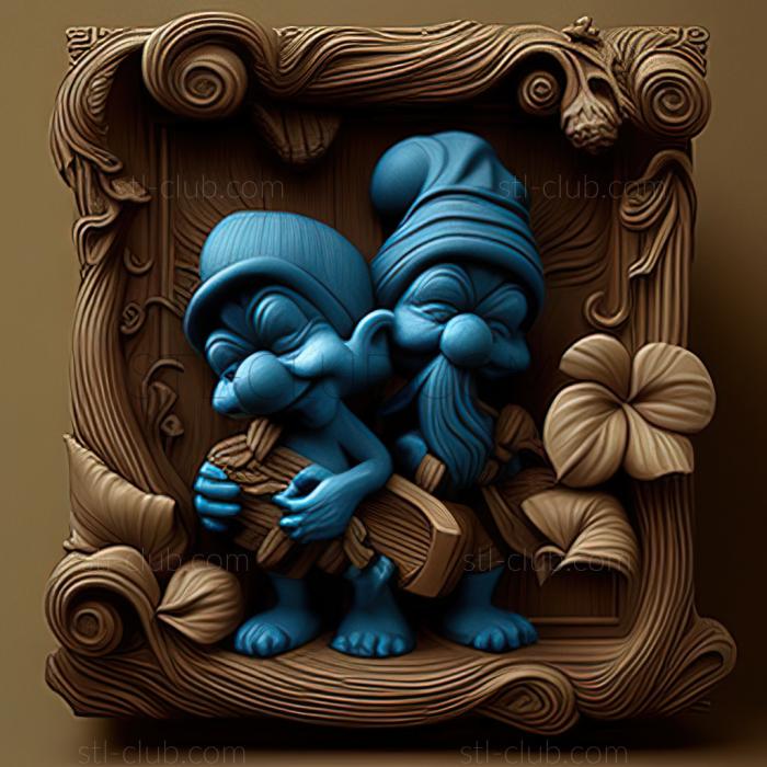 3D model Smurfs 2 (STL)